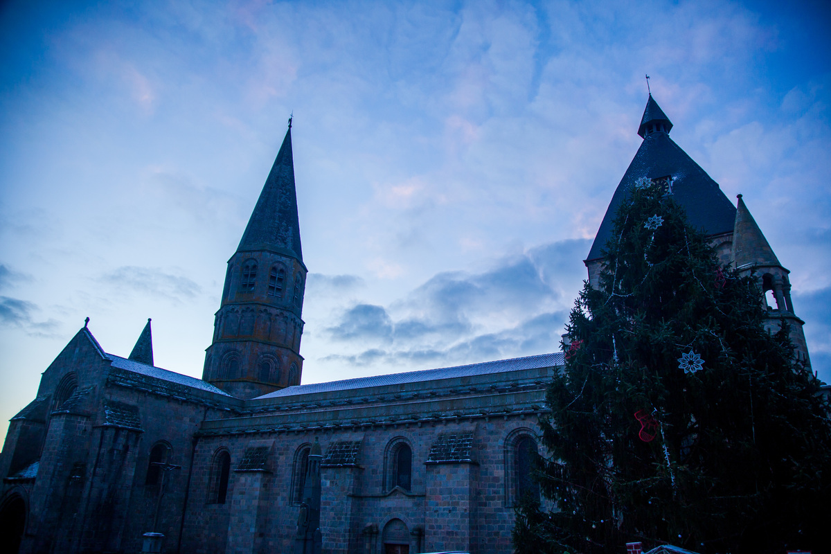 Collégiale à Noël
