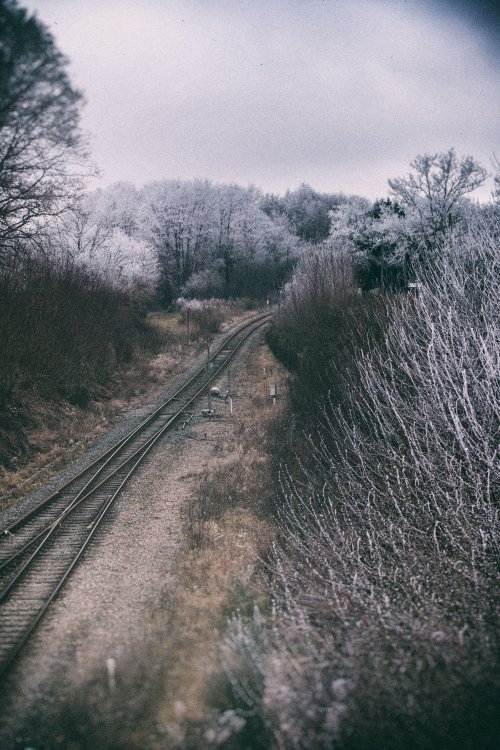 Voie Ferrée en hiver